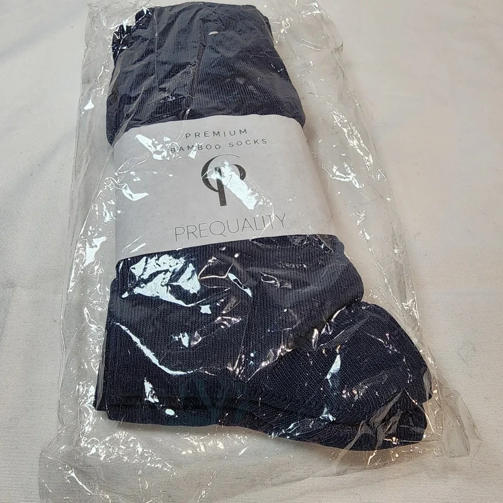 Bamboo Socks Mens Prequality Premium Blue 3 Pack